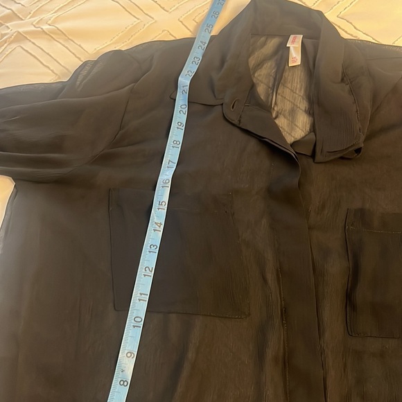 NWT Xhilaration womens sheer blouse size XXL - Picture 9 of 12